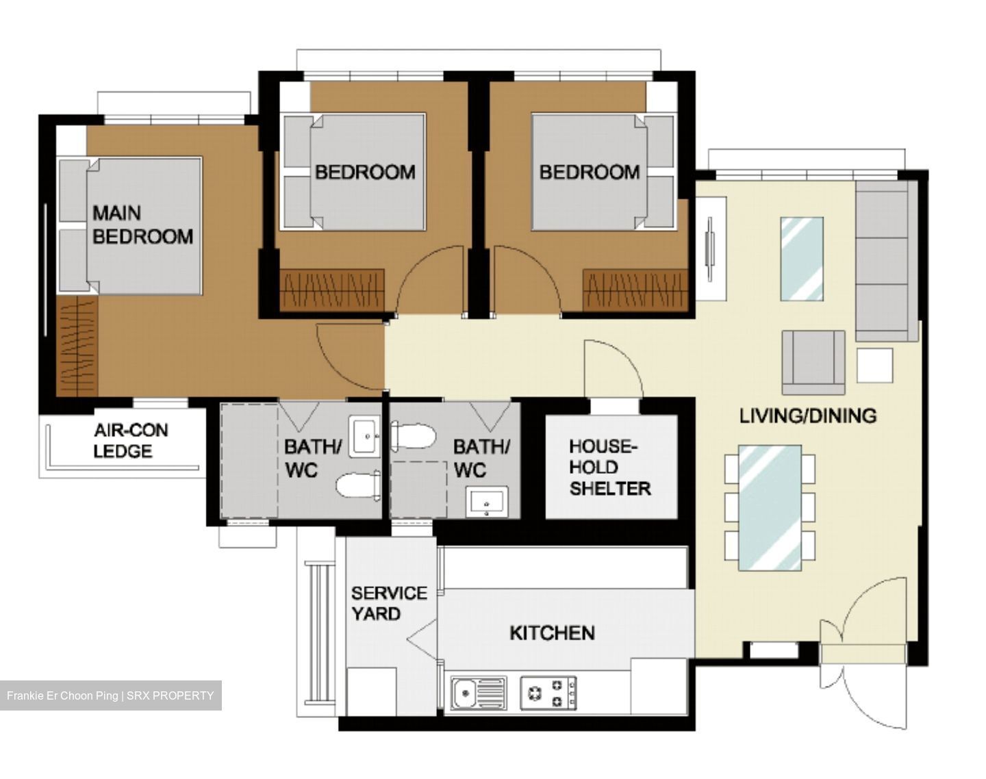 Blk 479C Valley Spring @ Yishun (Yishun), HDB 4 Rooms #636907381